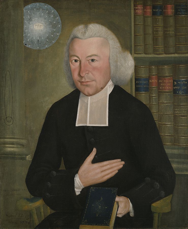 Yale’s President Hears Megilla
Yale University Art Gallery Ezra Stiles, oil on canvas by Samuel King, 1770