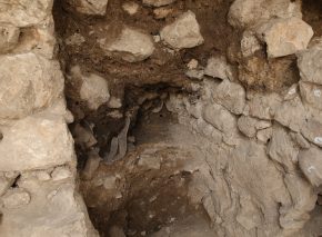 6th century BCE structure with destruction layer