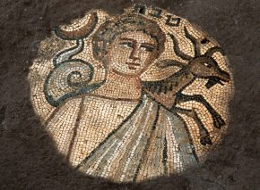 Personification of the Hebrew month of Tevet, with zodiac sign of Capricorn