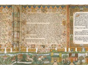 היריעות מונחות זו לצד זו. בסוכת המשפחה בבודפשט הן התנשאו לכל גובהה של הסוכה והתפרסו לכל רוחבה
