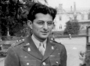 Captain Abraham Judah Klausner on duty in 1945