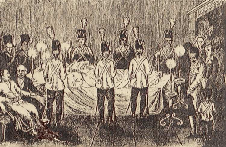 Frankism in Decline
- Jacob Frank on his death-bed in Offenbach, Germany