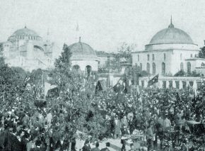 הפגנה בקונסטנטינופול (איסטנבול), 1908 מהפכת התורכים הצעירים