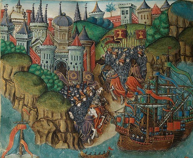 Upper City Down
Vespasian siege of Jerusalem, National Library of Wales