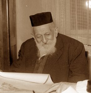 ד''ר משה וולאך מייסד בית החולים שערי-צדק, תמונה מ-1956