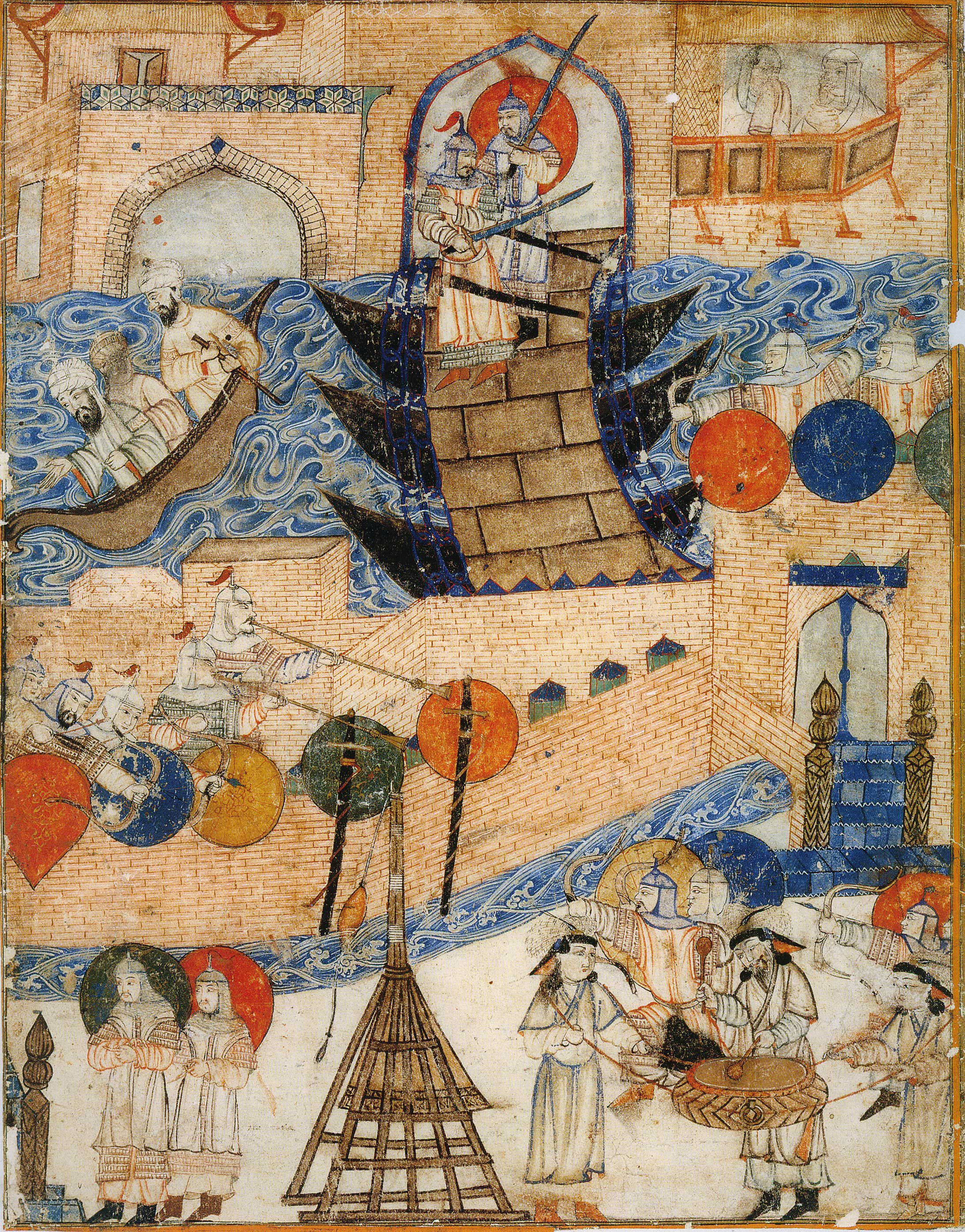 River Runs Black
Mongol siege of Baghdad, 14th c. painting