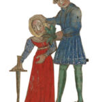 “I have found woman more bitter than death,” notes the book of Ecclesiastes. Illustration from the Washington Haggada, commissioned by Yekutiel ben Shimon from a workshop in Ferrara, Italy, in 1478. This image whimsically accompanies the passage in the Haggada explaining why bitter herbs are eaten at the Seder “I have found woman more bitter than death,” notes the book of Ecclesiastes. Illustration from the Washington Haggada, commissioned by Yekutiel ben Shimon from a workshop in Ferrara, Italy, in 1478. This image whimsically accompanies the passage in the Haggada explaining why bitter herbs are eaten at the Seder