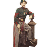 Hand-tinted albumen print of Joseph Joel in his Union uniform, a gift to his commander, Rutherford B. Hayes, after the Civil War Hand-tinted albumen print of Joseph Joel in his Union uniform, a gift to his commander, Rutherford B. Hayes, after the Civil War